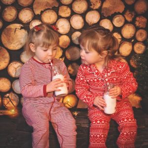 סט פיג'מה בהדפס